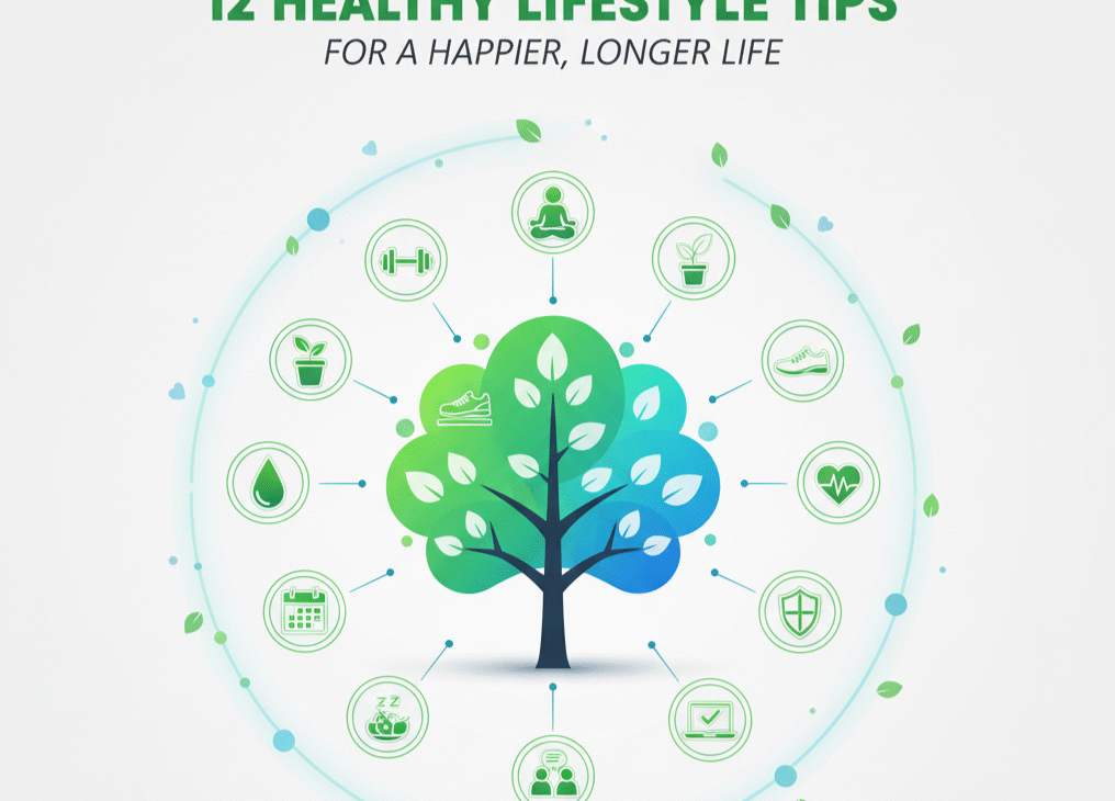 12 Healthy Lifestyle Tips for a Happier, Longer Life,