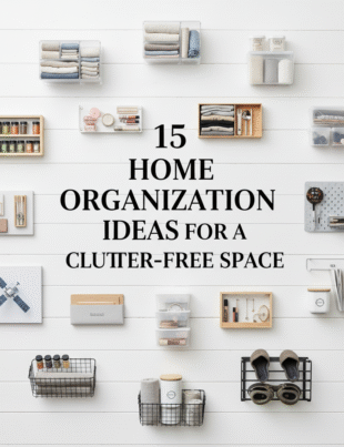 15 Home Organization Ideas for a Clutter-Free Space.