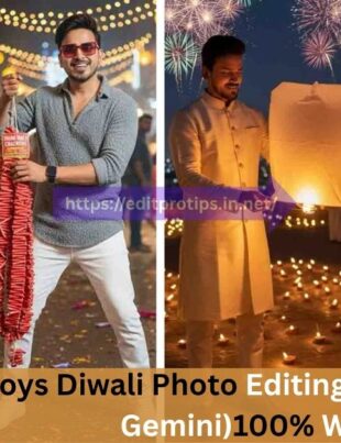 Boys Diwali Photo Editing Prompt ( Google Gemini)