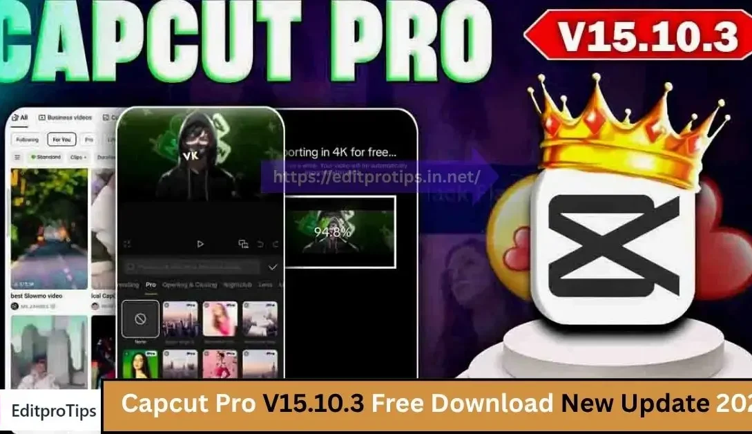 Capcut Pro V15.10.3 Free Download New Update 2025