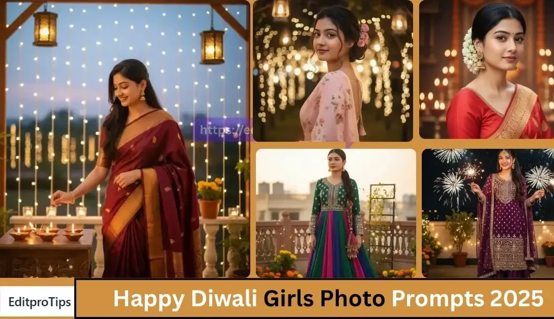 Happy Diwali Girls Photo Prompts 2025