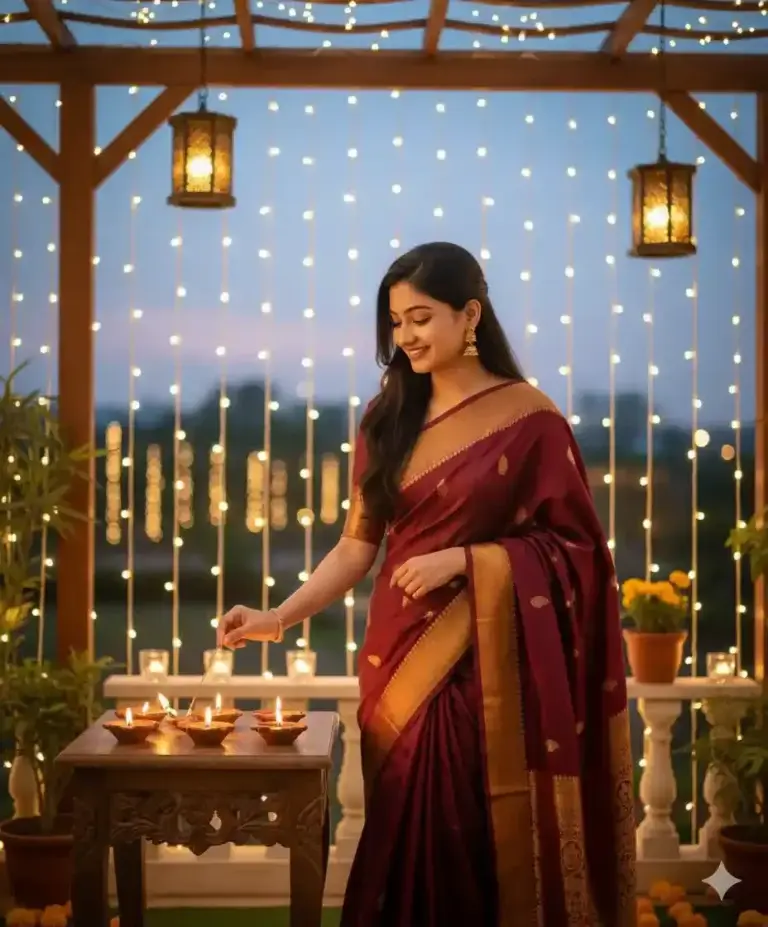 Happy Diwali Girls Photo 