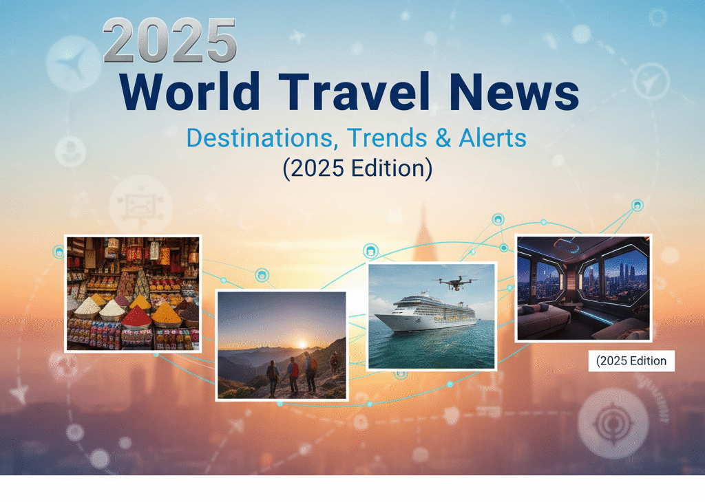 World Travel News Destinations, Trends & Alerts (2025 Edition).