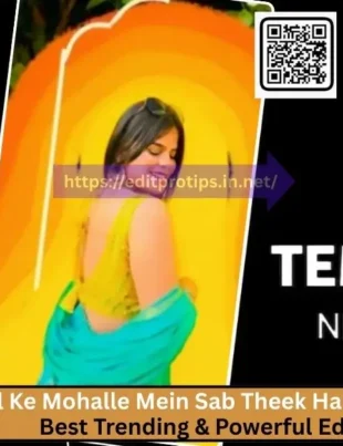 Dil Ke Mohalle Mein Sab Theek Hai VN Template – Best Trending & Powerful Edits (2025)