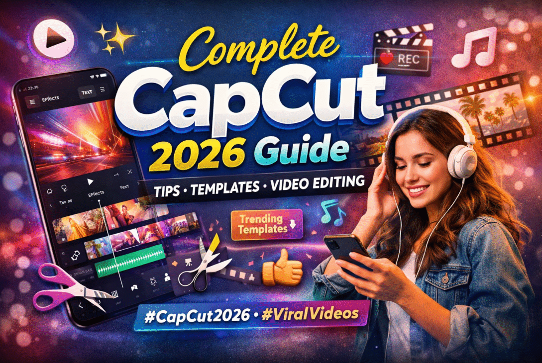 Complete CapCut 2026 Guide: Tips, Templates & Video Editing Tricks